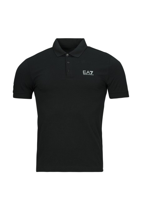 Polo hommes Emporio Armani EA7 TRAIN CORE ID M POLO Noir